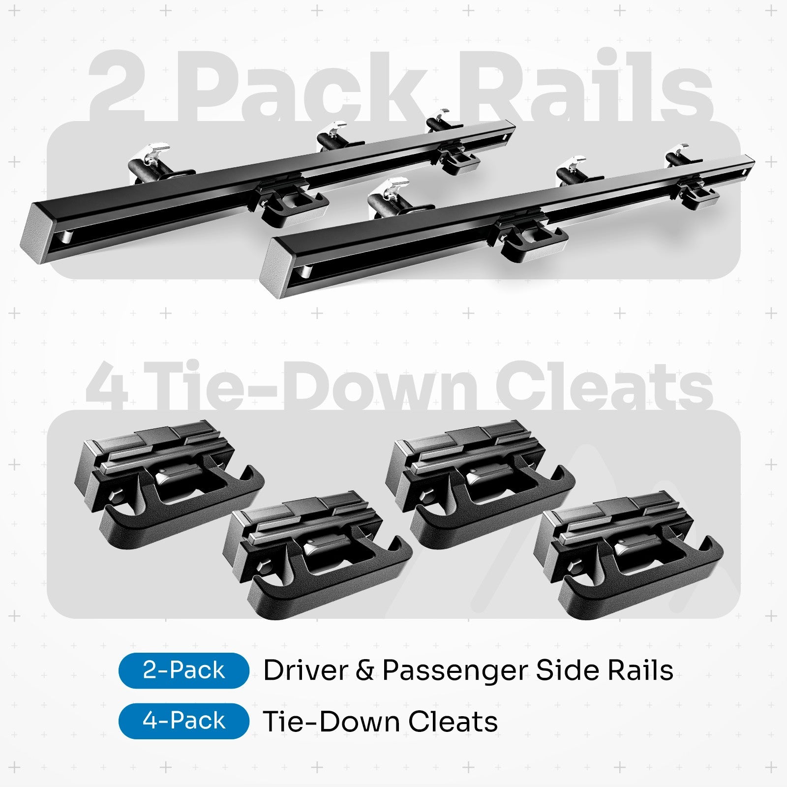 Integral Truck  Rails - Bedside Rail System - Chevrolet Silverado & GMC Sierra 1500 (2019+)