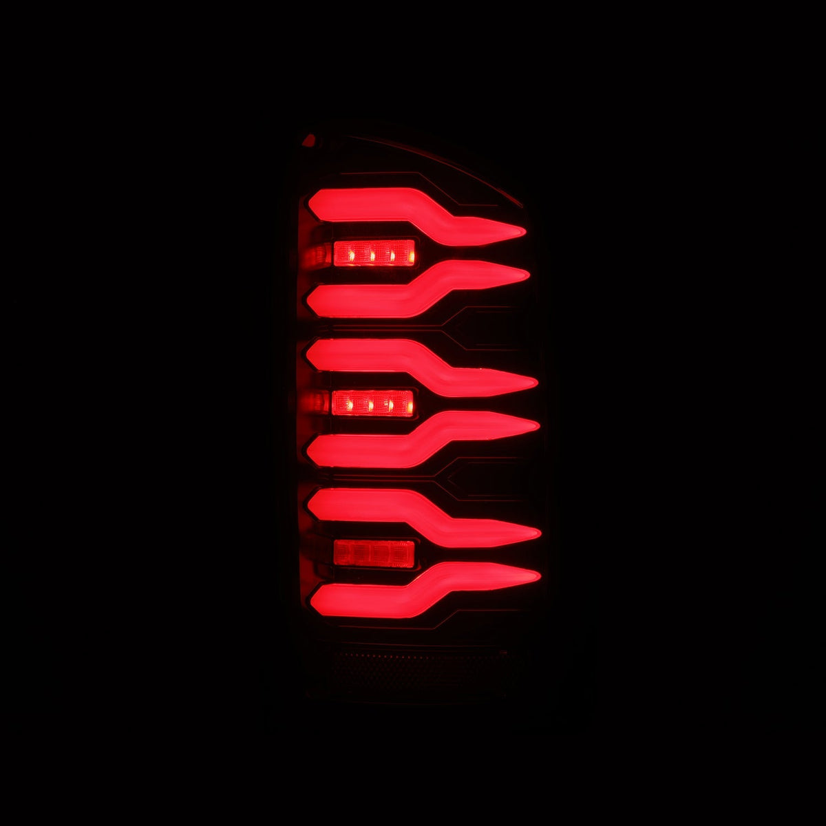 AlphaRex LUXX-Series LED Tail Lights for Ram 1500 / Ram 2500/3500 - Black Red