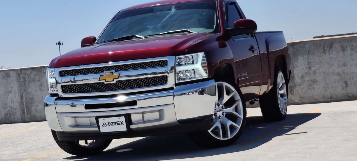 AlphaRex NOVA-Series LED Projector Headlights for Chevrolet Silverado 1500 / Chevrolet Silverado HD 2500/3500 - Black