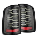 AlphaRex LUXX-Series LED Tail Lights for GMC Sierra 1500 / GMC Sierra HD 2500/3500 - Alpha-Black