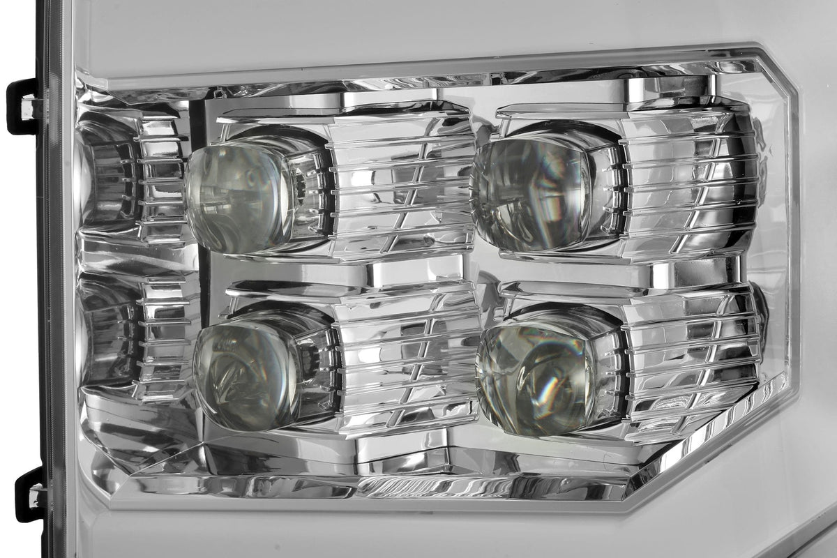 AlphaRex NOVA-Series LED Projector Headlights for GMC Sierra 1500 / GMC Sierra HD 2500/3500 - Chrome