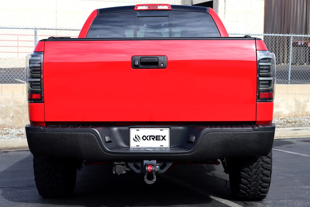 AlphaRex LUXX-Series LED Tail Lights for Toyota Tundra - Black Smoke