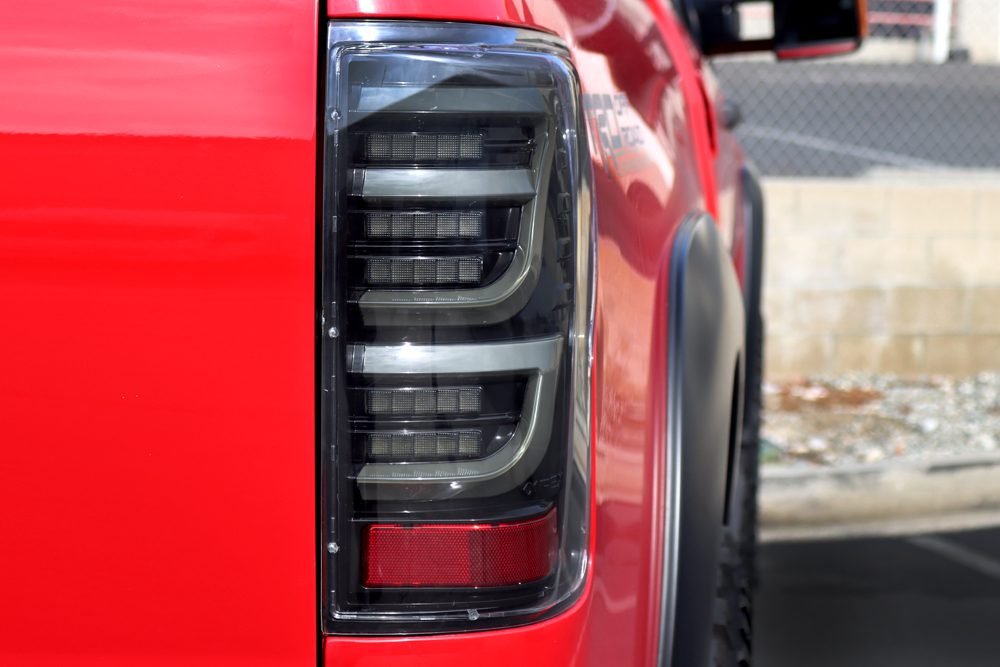 AlphaRex LUXX-Series LED Tail Lights for Toyota Tundra - Black Smoke