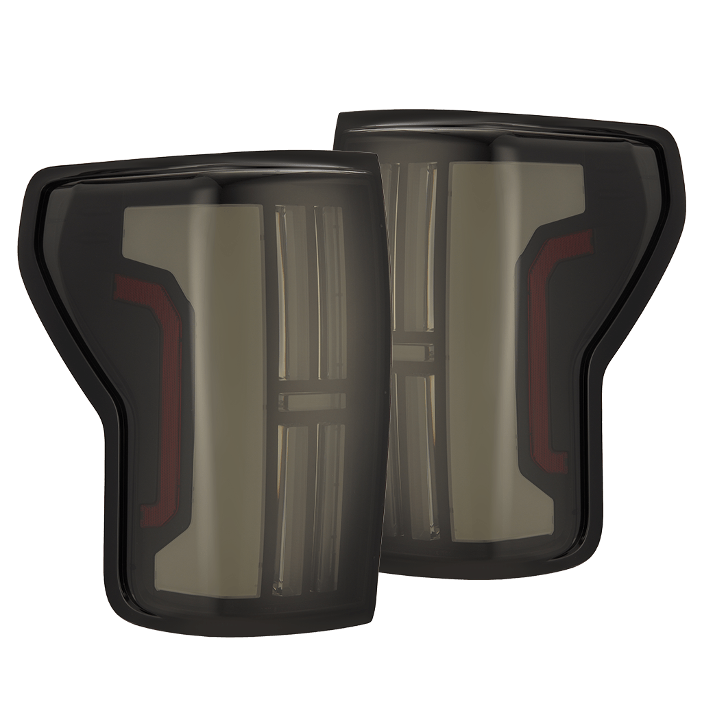 AlphaRex NOVA-Series Prismatic LED Tail Lights for Toyota Tundra - Black Smoke