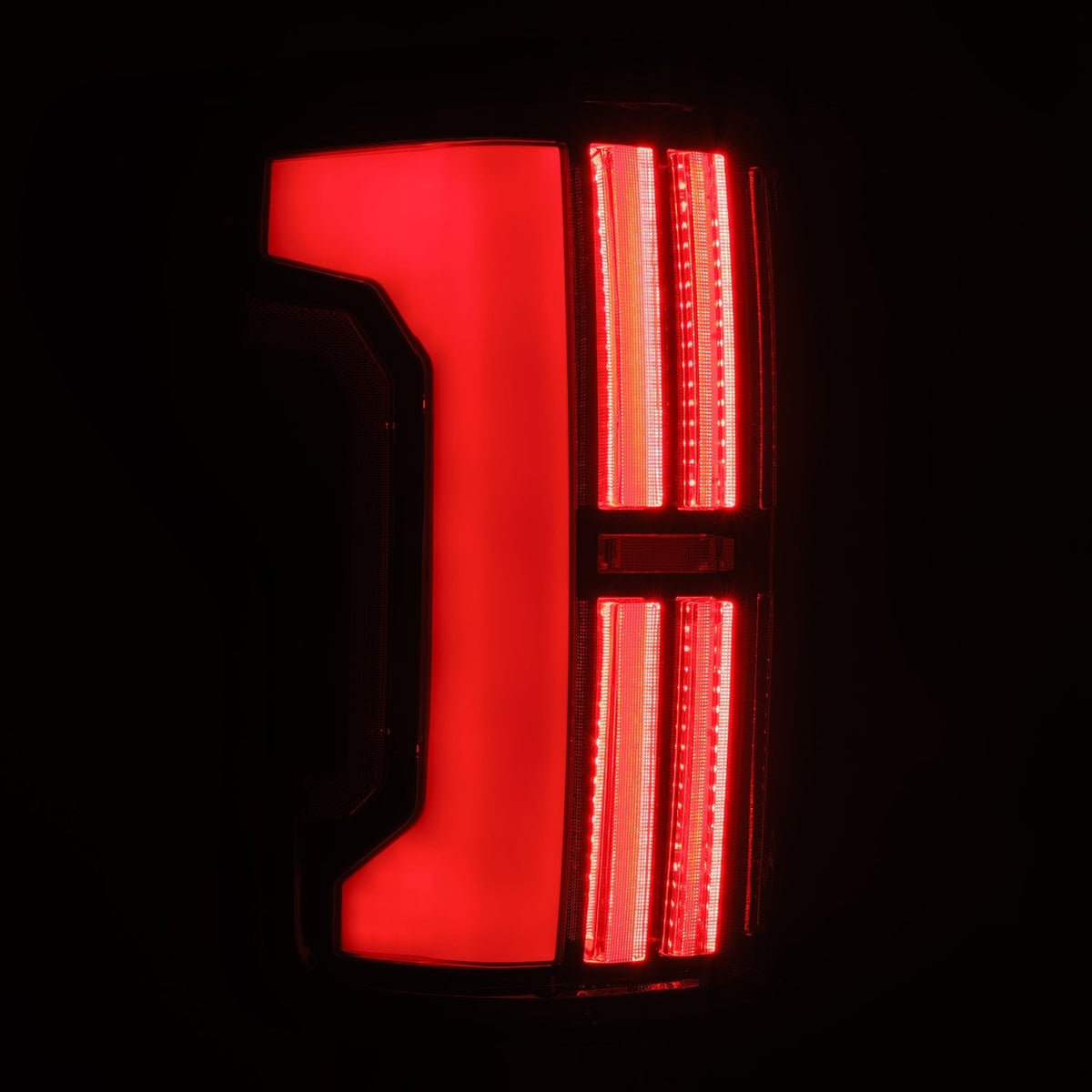 AlphaRex NOVA-Series Prismatic LED Tail Lights for Toyota Tundra - Black Clear