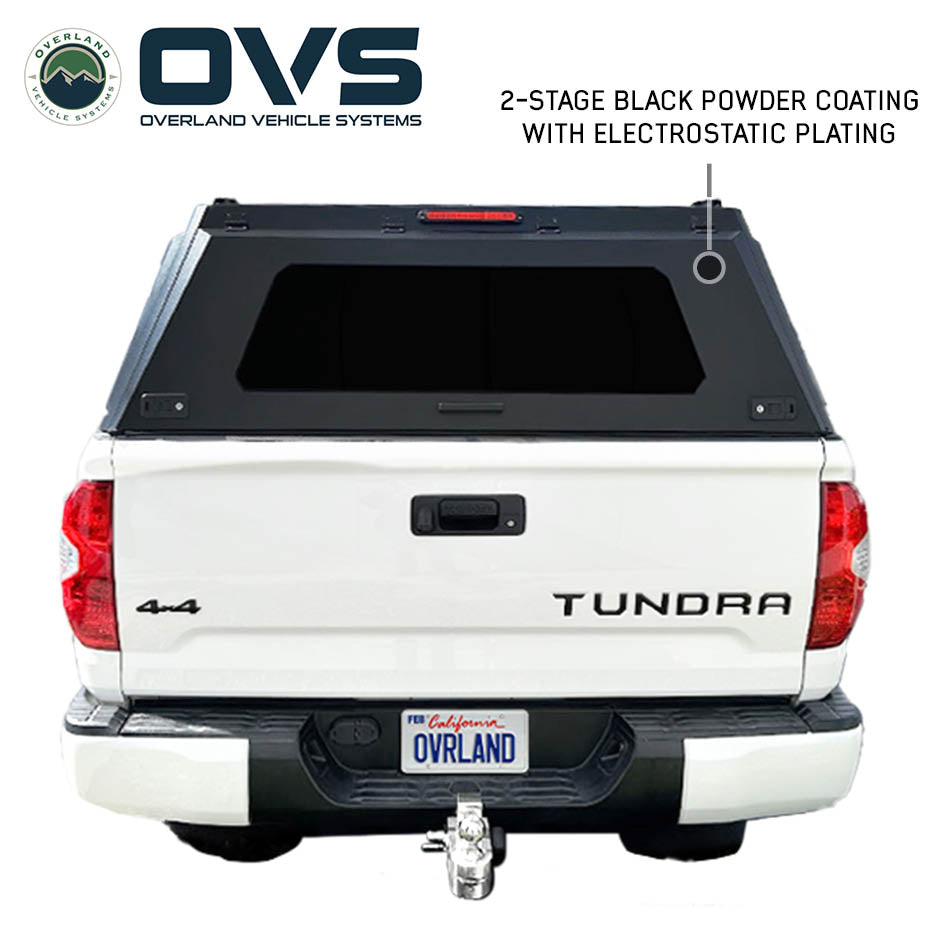 OVS Expedition PRO+ truck cap with full windows for 2007-2021 Toyota Tundra - view 8