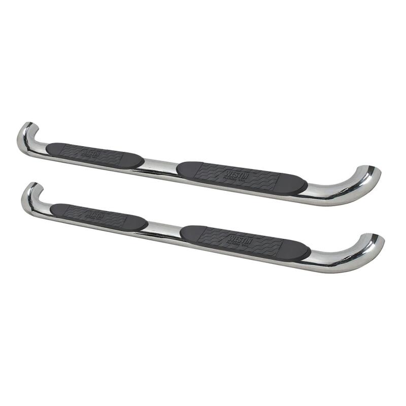 Westin Platinum 4 Oval Nerf Step Bars, Crew Cab, Stainless Steel, fits Ram 1500