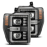 AlphaRex LUXX-Series LED Projector Headlights for Ford Super Duty / Ford Excursion - Black