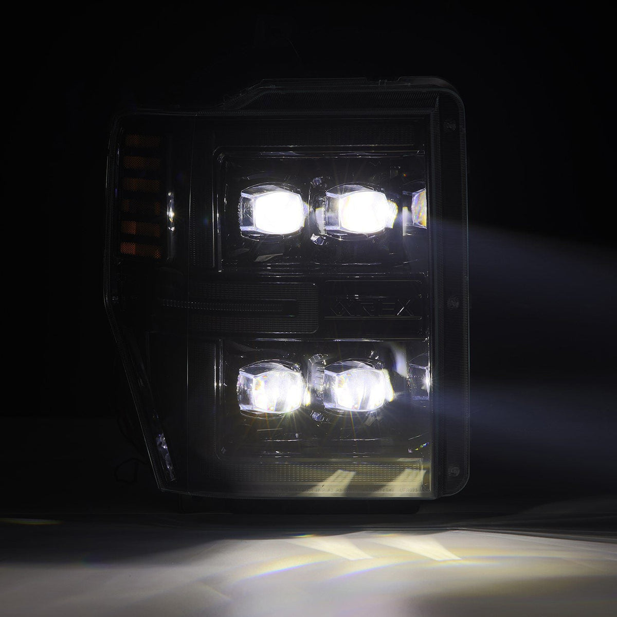 AlphaRex NOVA-Series LED Projector Headlights for Ford Super Duty / Ford Excursion - Alpha-Black
