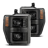 AlphaRex PRO-Series Halogen Projector Headlights for Ford Super Duty / Ford Excursion - Alpha-Black