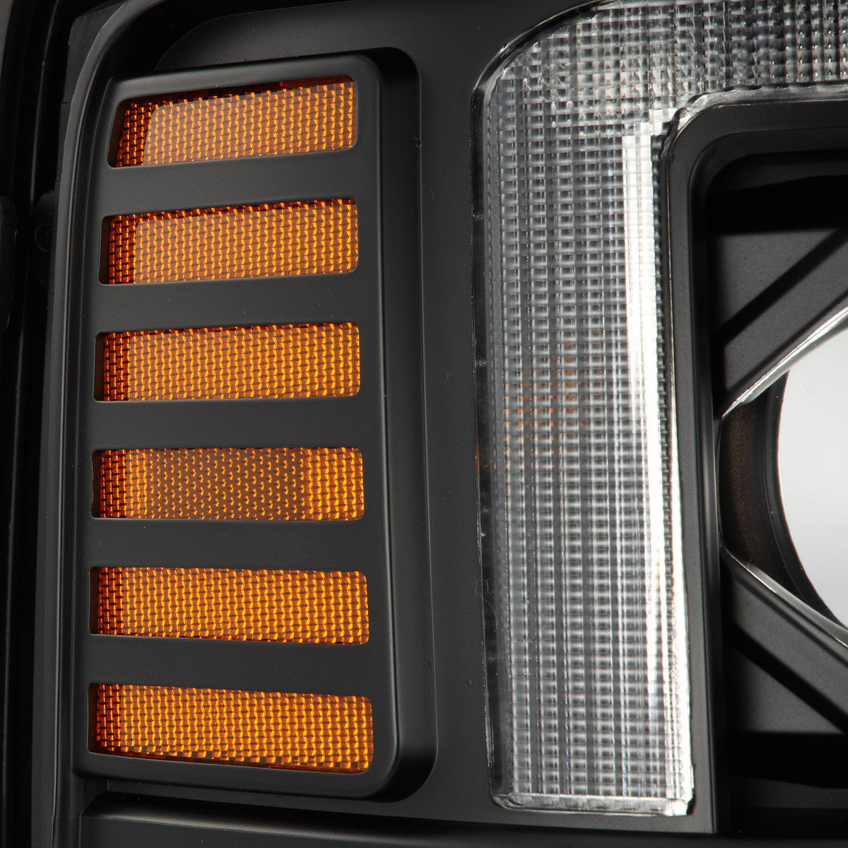 AlphaRex PRO-Series Halogen Projector Headlights for Ford Super Duty / Ford Excursion - Black