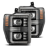 AlphaRex PRO-Series Halogen Projector Headlights for Ford Super Duty / Ford Excursion - Black