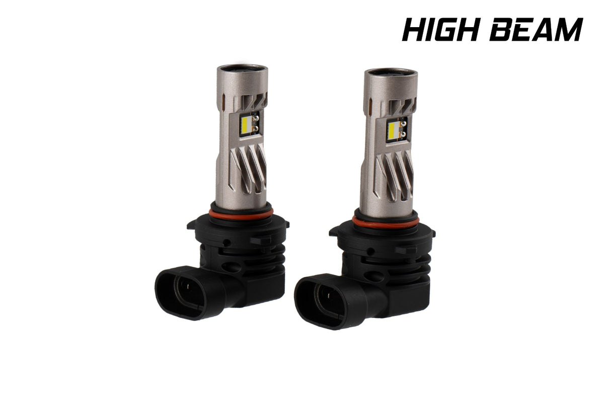 Diode Dynamics high beam LED headlight bulbs for Ram and Ford F-150 – lit