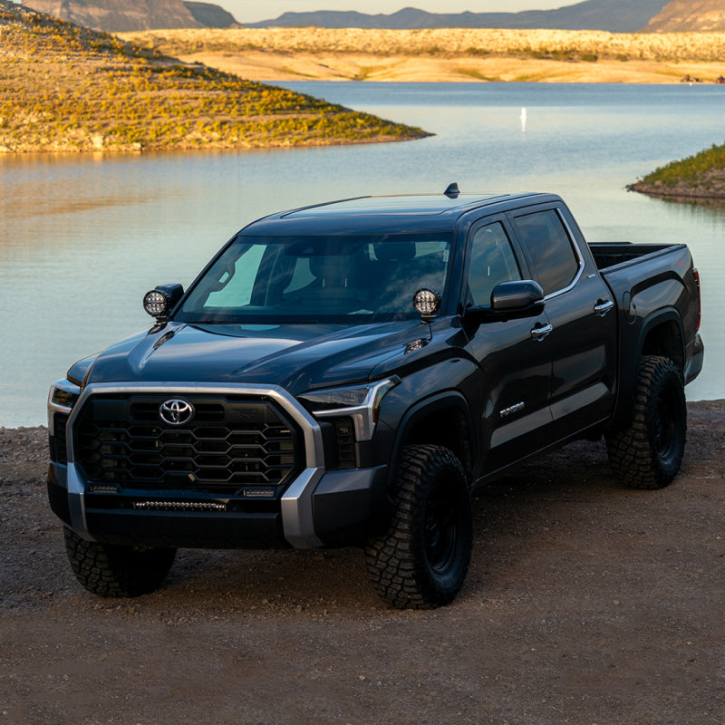 RIGID A-Pillar Lighting Kit with 6 in. 360-Series Drive Lights, fits Toyota Tundra