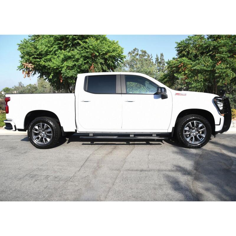 Westin PRO TRAXX 4 Oval Nerf Step Bars, Crew Cab, fits Chevy Silverado 1500