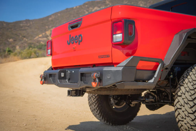 Body Armor 4x4 Rear Bumper, fits Jeep Gladiator