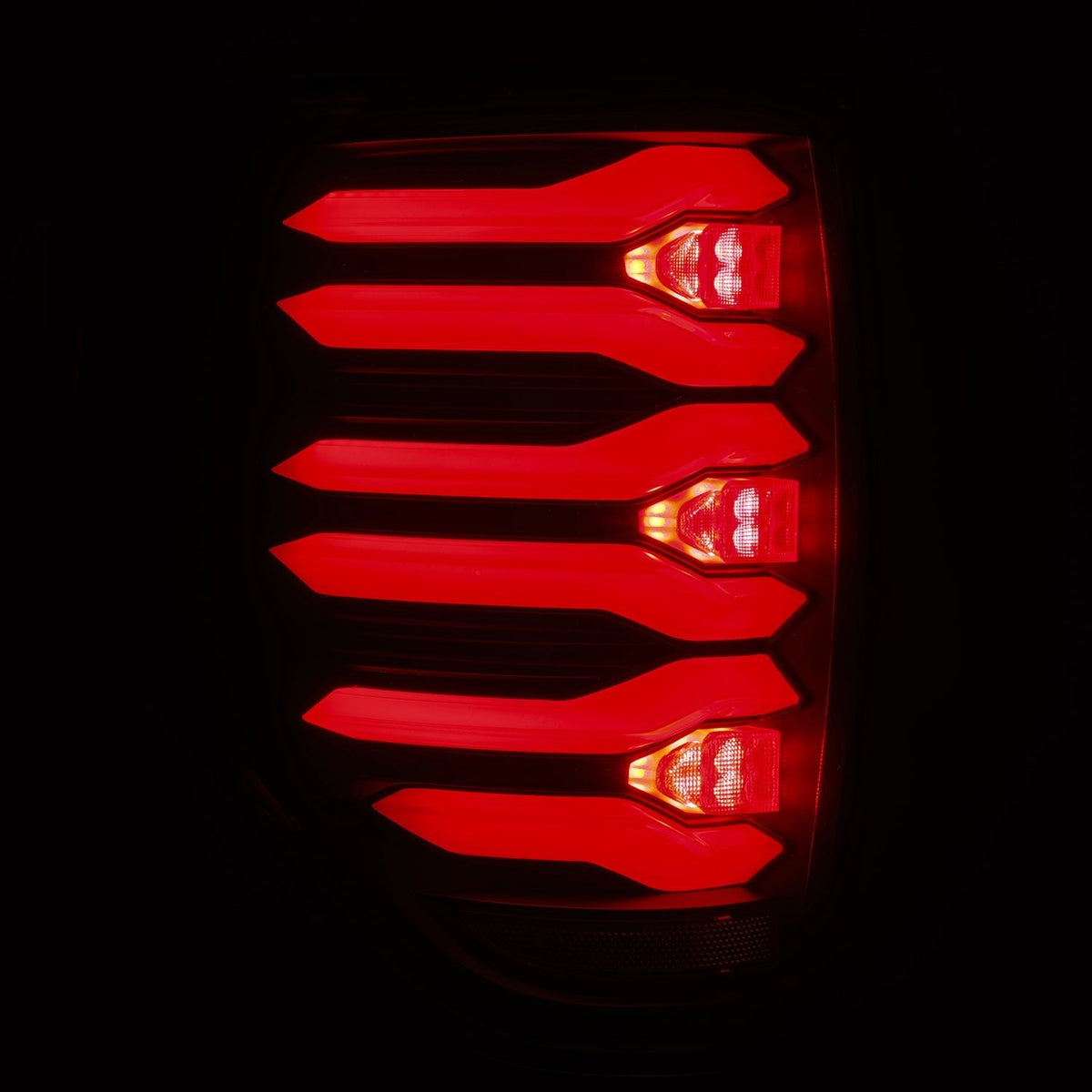 AlphaRex LUXX-Series LED Tail Lights for Ford F-150 - Black Smoke