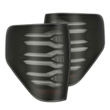 AlphaRex LUXX-Series LED Tail Lights for Ford F-150 - Black Smoke