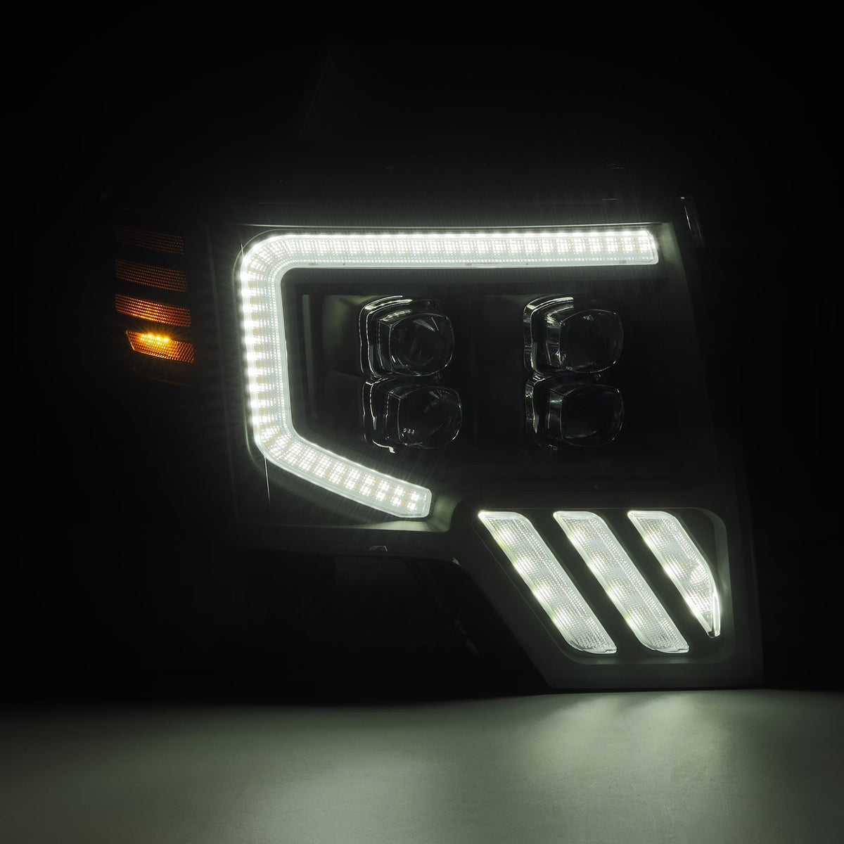 AlphaRex MK II NOVA-Series LED Projector Headlights for Ford F-150 - Black