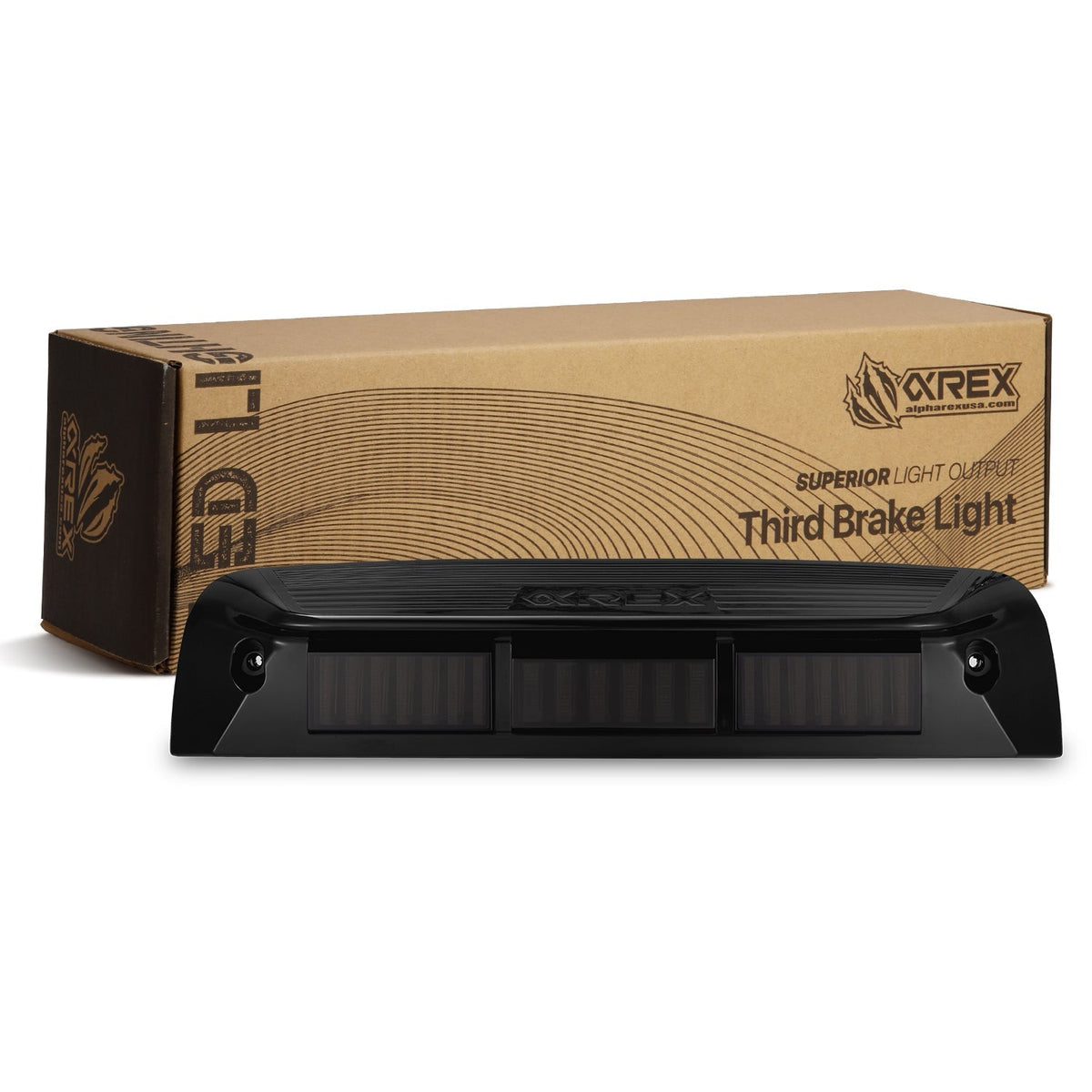AlphaRex NOVA-Series Prismatic LED Third Brake Light for Ram 1500 / Ram 2500/3500 - Alpha-Black