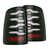AlphaRex LUXX-Series LED Tail Lights for Ram 1500 / Ram 2500/3500 - Black Smoke