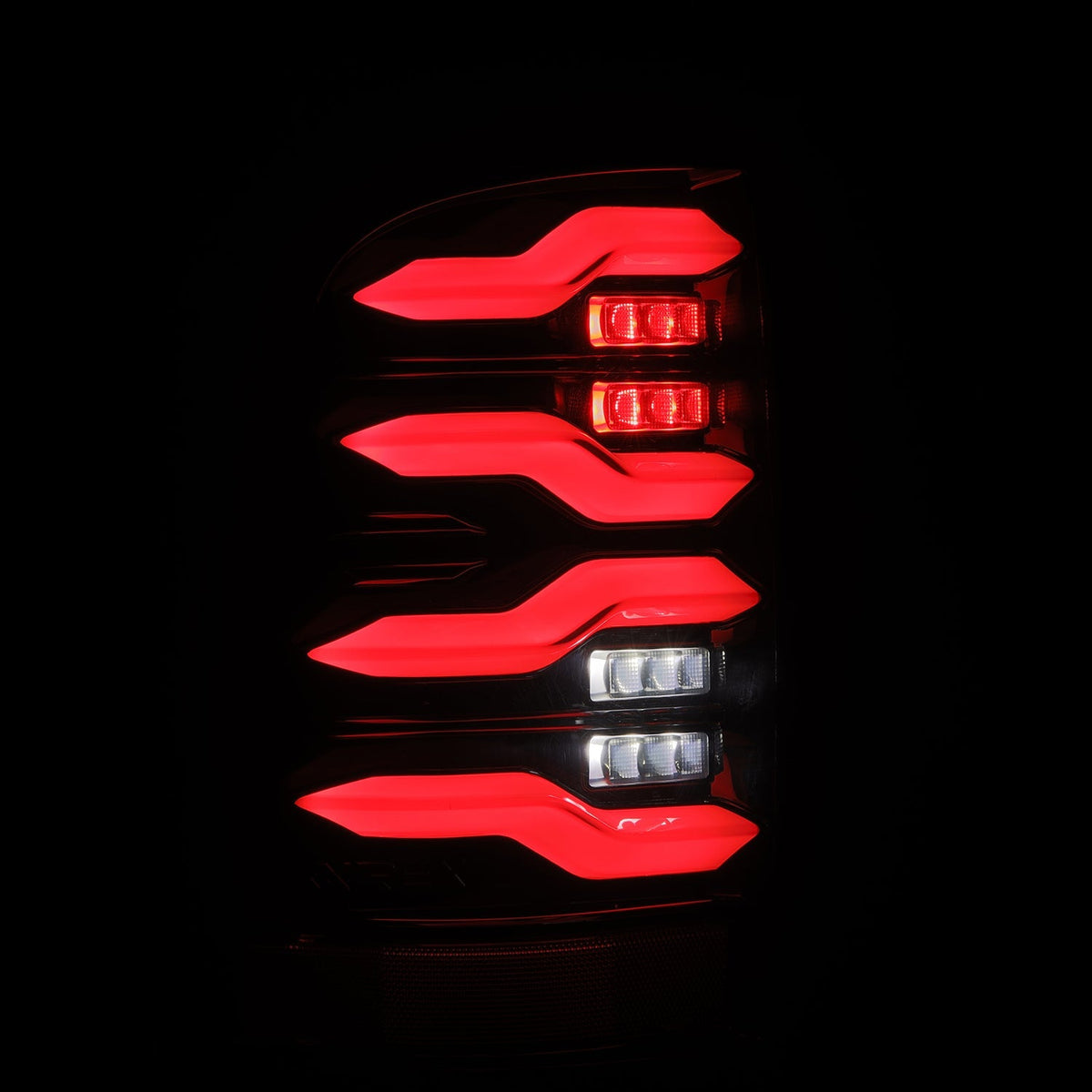 AlphaRex LUXX-Series LED Tail Lights for Ram 1500 / Ram 2500/3500 - Black Smoke
