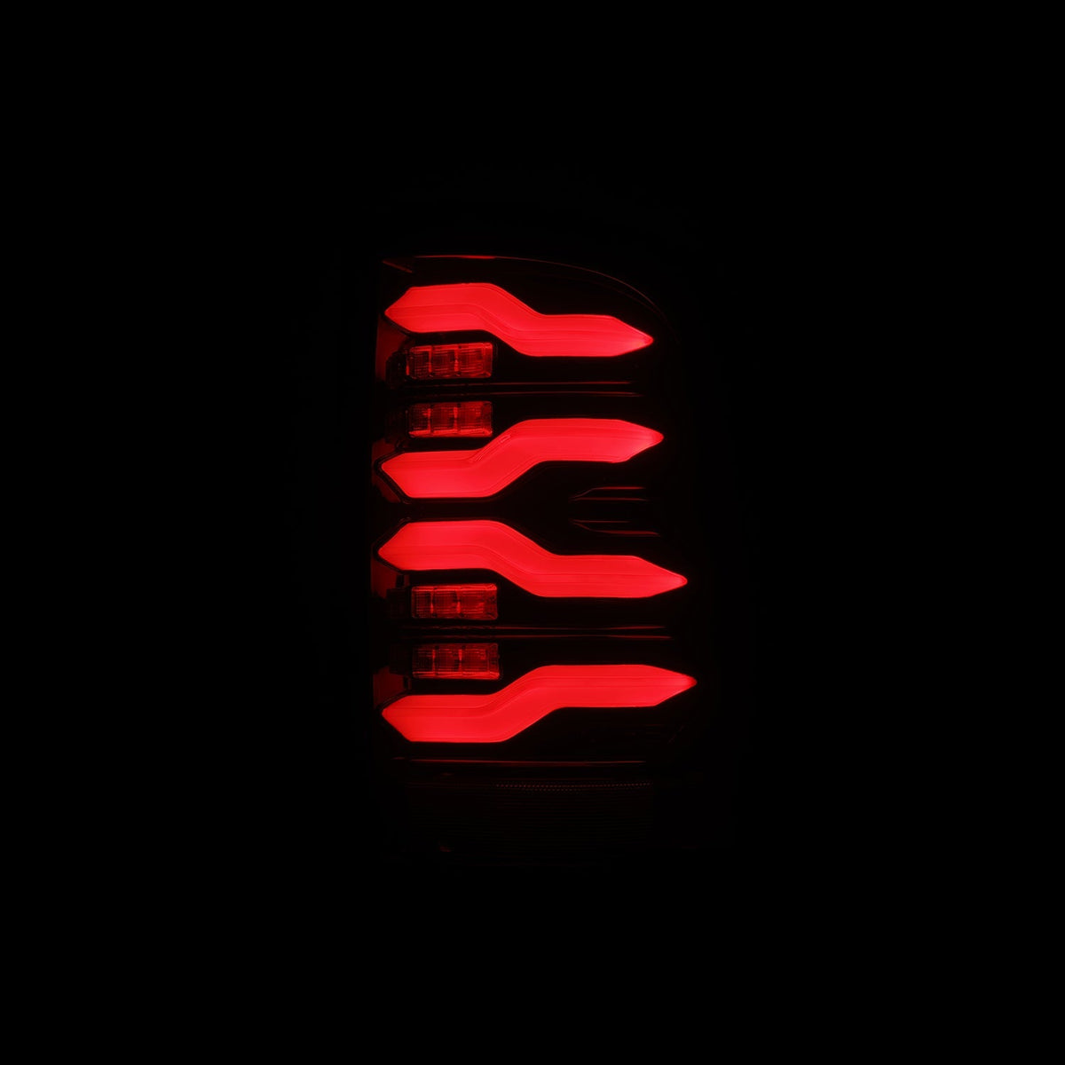 AlphaRex LUXX-Series LED Tail Lights for Ram 1500 / Ram 2500/3500 - Black Red
