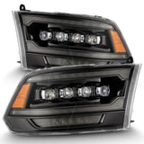 AlphaRex MK II NOVA-Series LED Projector Headlights (5th Gen 2500 Style) for Ram 1500 / Ram 2500/3500 - Alpha-Black
