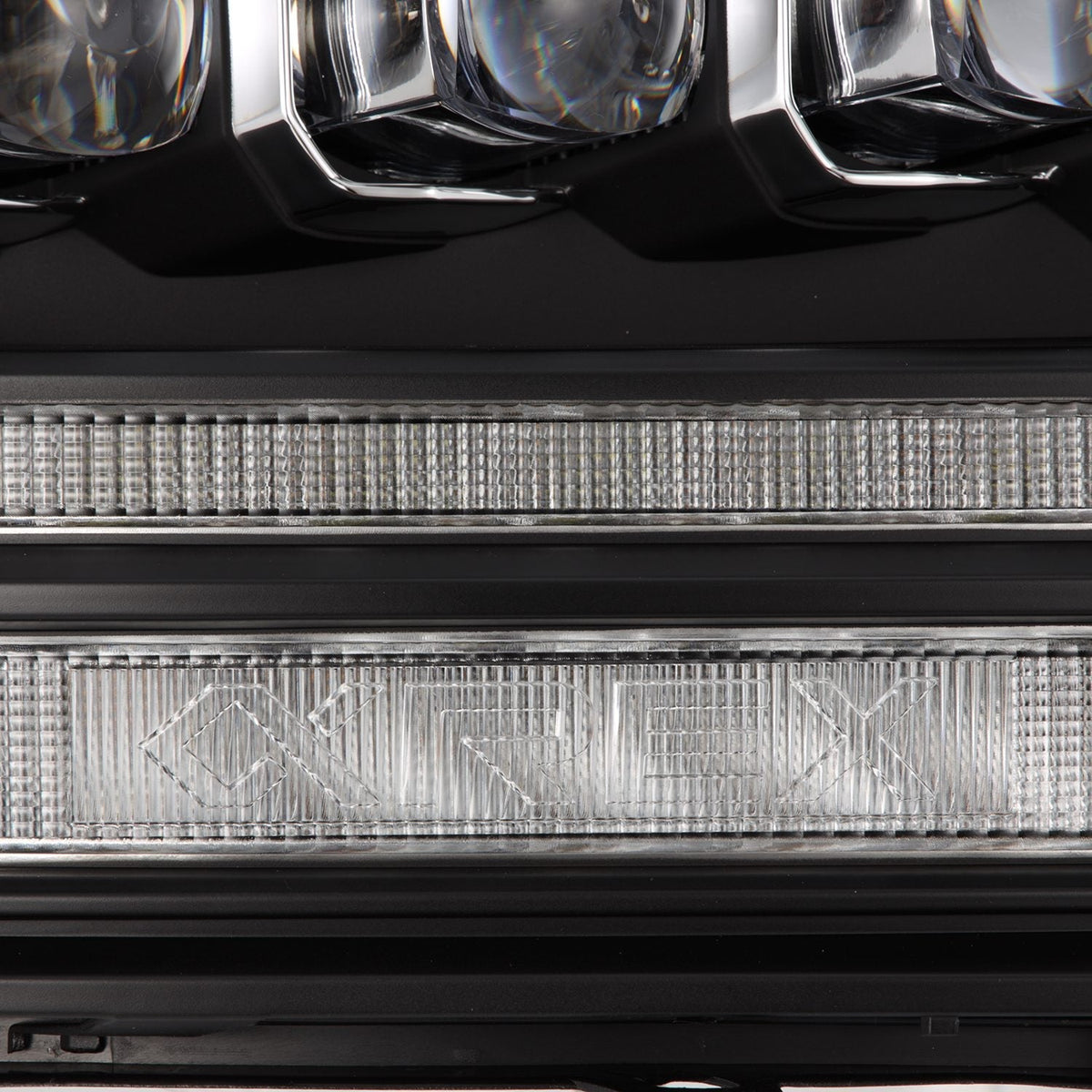 AlphaRex MK II NOVA-Series LED Projector Headlights (5th Gen 2500 Style) for Ram 1500 / Ram 2500/3500 - Black