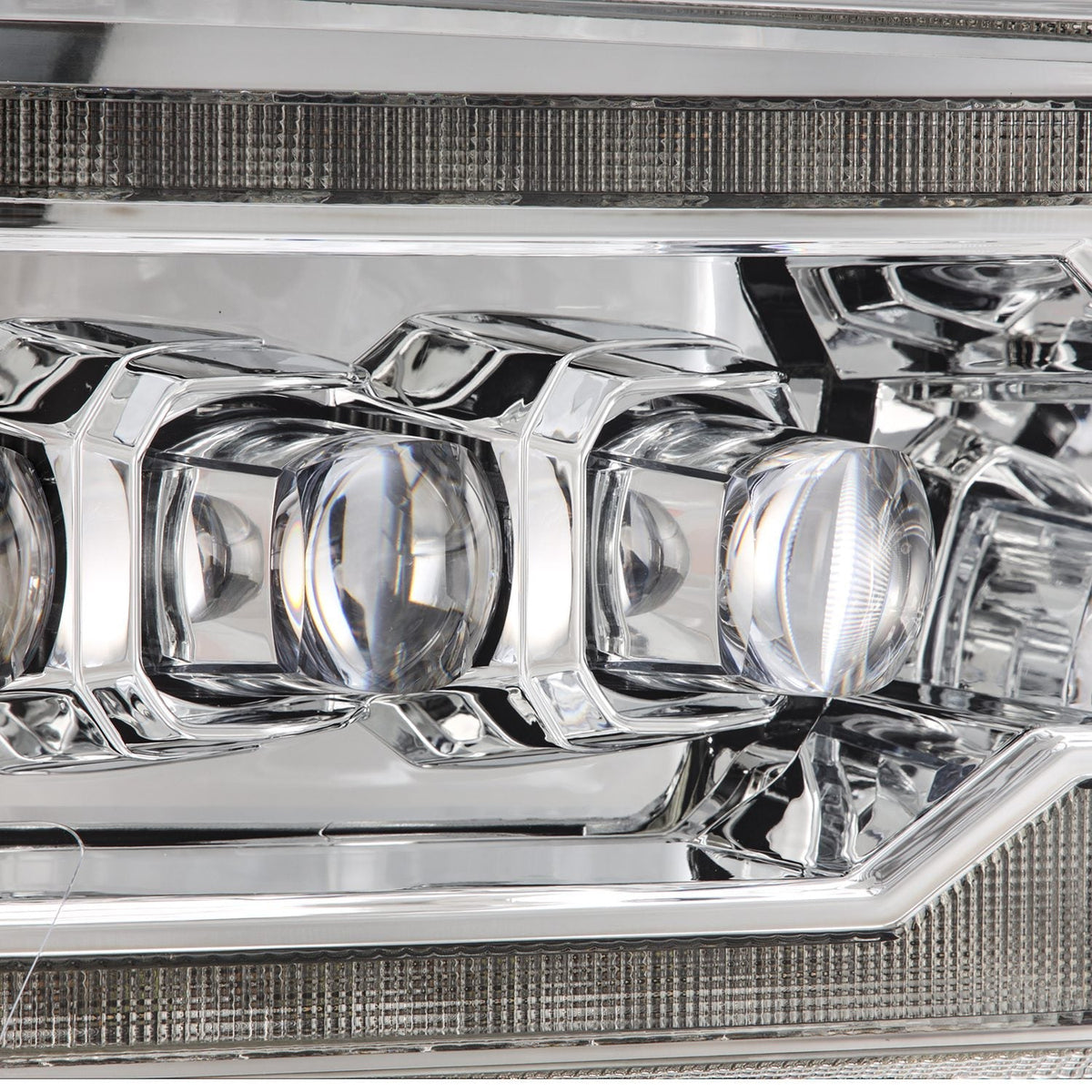 AlphaRex MK II NOVA-Series LED Projector Headlights (5th Gen 2500 Style) for Ram 1500 / Ram 2500/3500 - Chrome