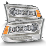 AlphaRex MK II NOVA-Series LED Projector Headlights (5th Gen 2500 Style) for Ram 1500 / Ram 2500/3500 - Chrome