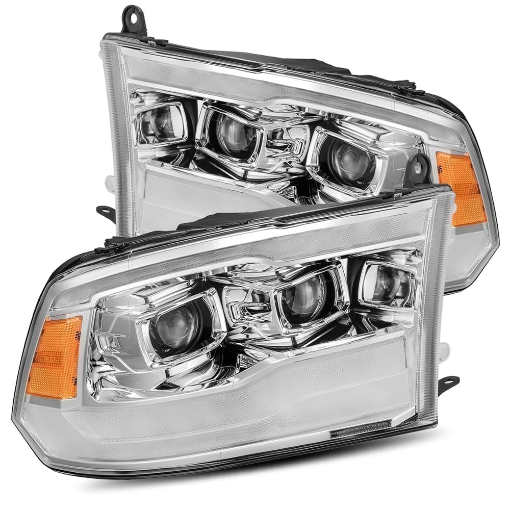 AlphaRex MK II PRO-Series Halogen Projector Headlights for Ram 1500 / Ram 2500/3500 - Chrome
