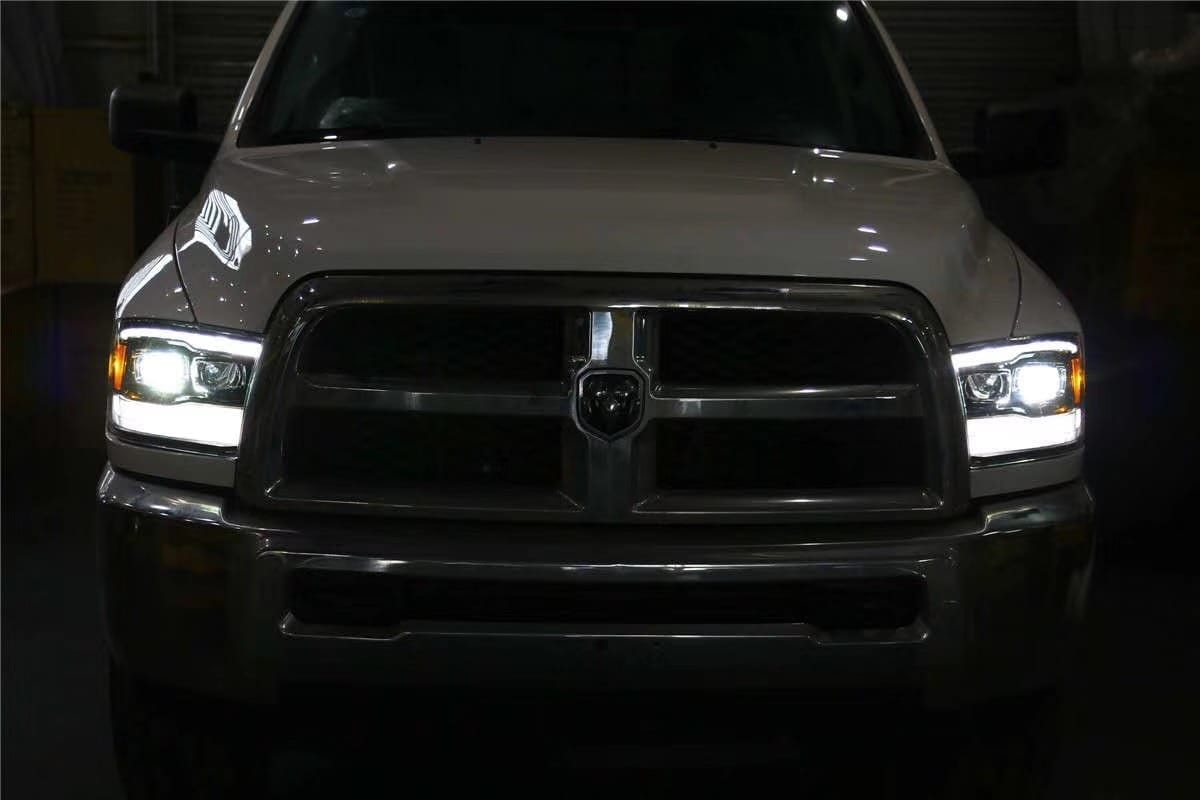 AlphaRex MK II PRO-Series Halogen Projector Headlights for Ram 1500 / Ram 2500/3500 - Chrome