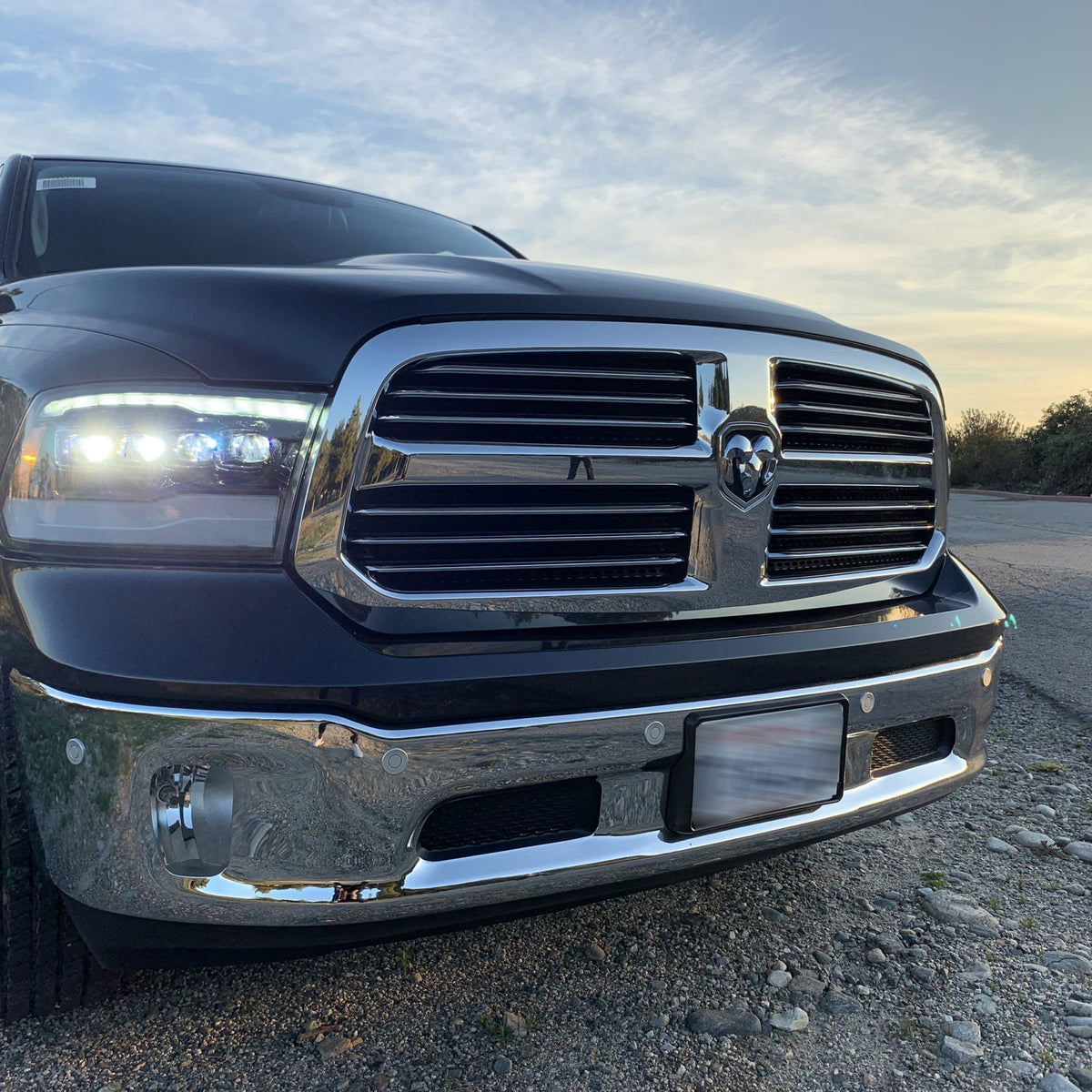 AlphaRex NOVA-Series LED Projector Headlights for Ram 1500 / Ram 2500/3500 - Alpha-Black