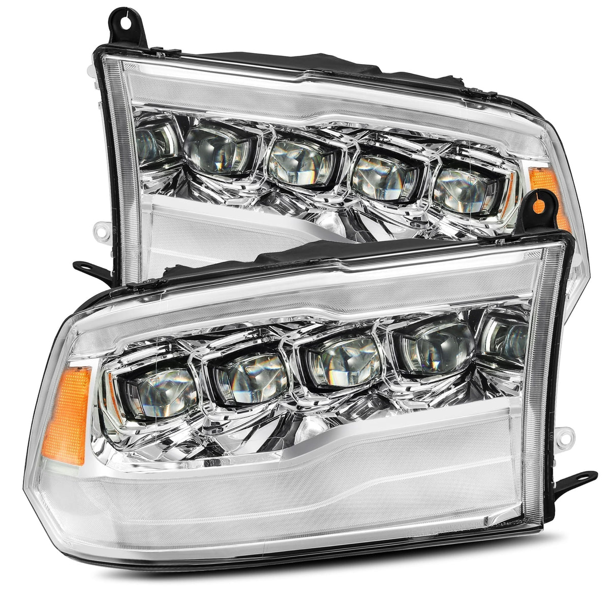 AlphaRex NOVA-Series LED Projector Headlights for Ram 1500 / Ram 2500/3500 - Chrome