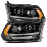 AlphaRex PRO-Series Projector Headlights (5th Gen 2500 Style) for Ram 1500 / Ram 2500/3500 - Alpha-Black