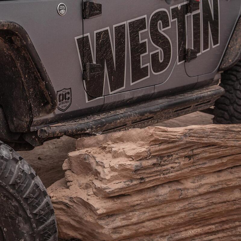 Westin Triple Tube Rock Rail Steps, fits Jeep Wrangler