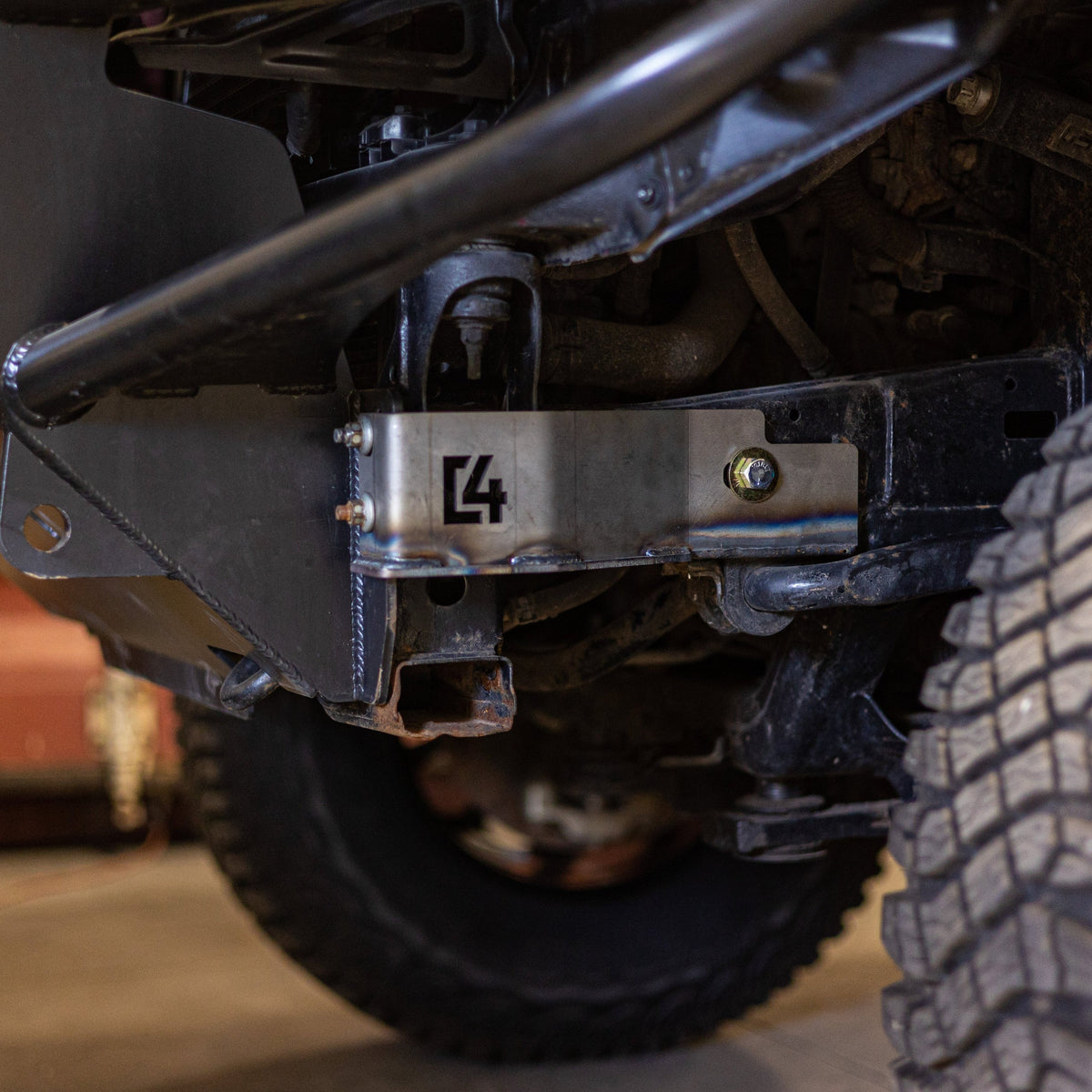 C4 Fabrication Tacoma Front Bumper Frame Support Brackets / 3rd Gen / 2016-2023