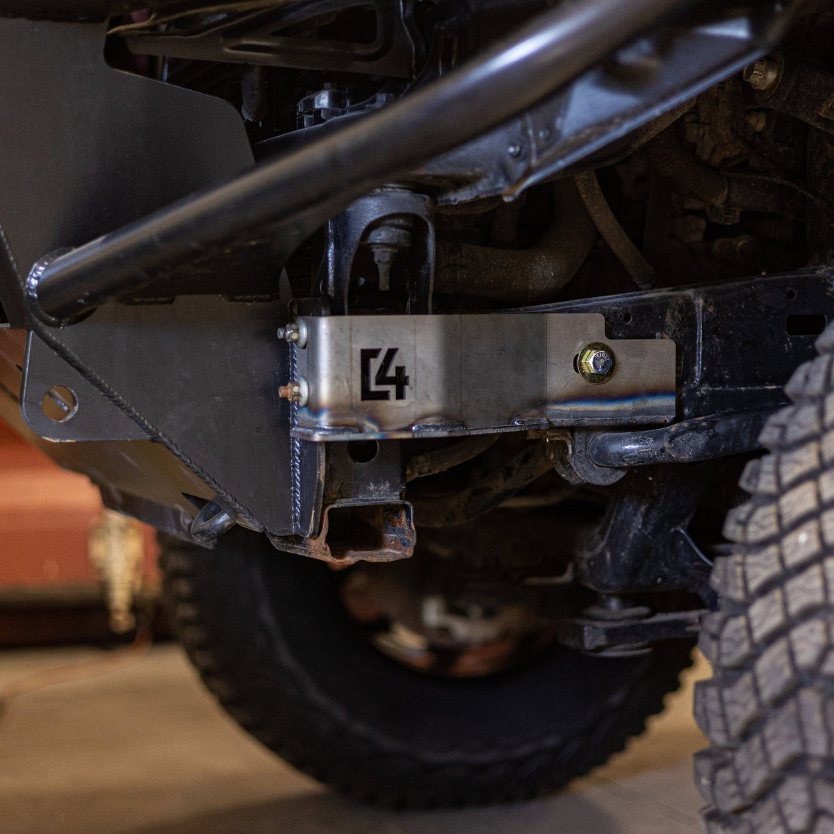C4 Fabrication Tacoma Front Bumper Frame Support Brackets / 2nd Gen / 2005-2015