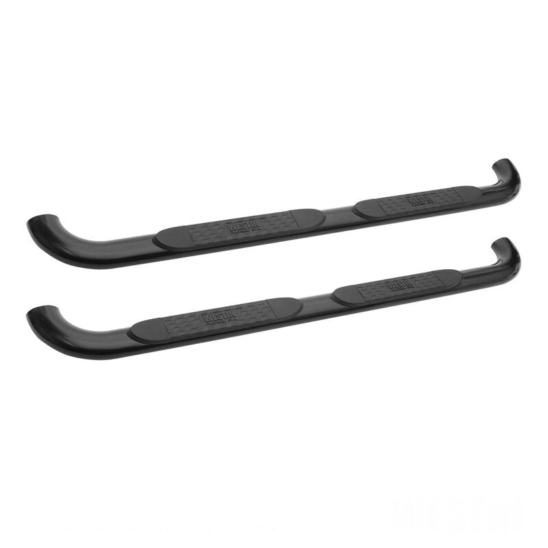 Westin Platinum 4 Oval Nerf Step Bars, Crew Cab, Black, fits Ram 1500