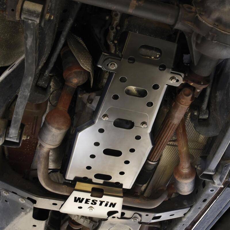 Westin Snyper Transmission Pan Skid Plate, fits Jeep Wrangler
