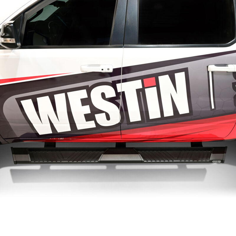 Westin AT6 Running Boards, Crew Cab, Textured Black, fits Ram 1500