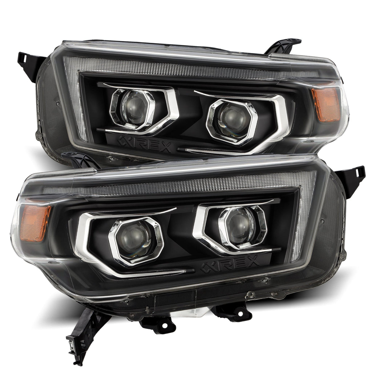 AlphaRex LUXX-Series LED Projector Headlights for Toyota 4Runner - Black