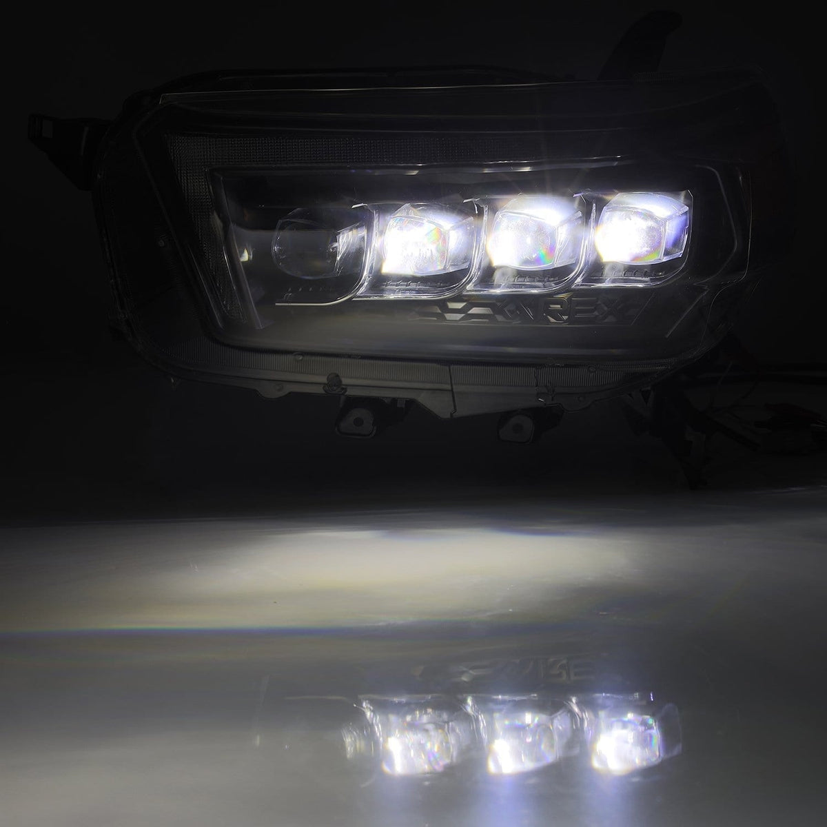 AlphaRex NOVA-Series LED Projector Headlights for Toyota 4Runner - Black