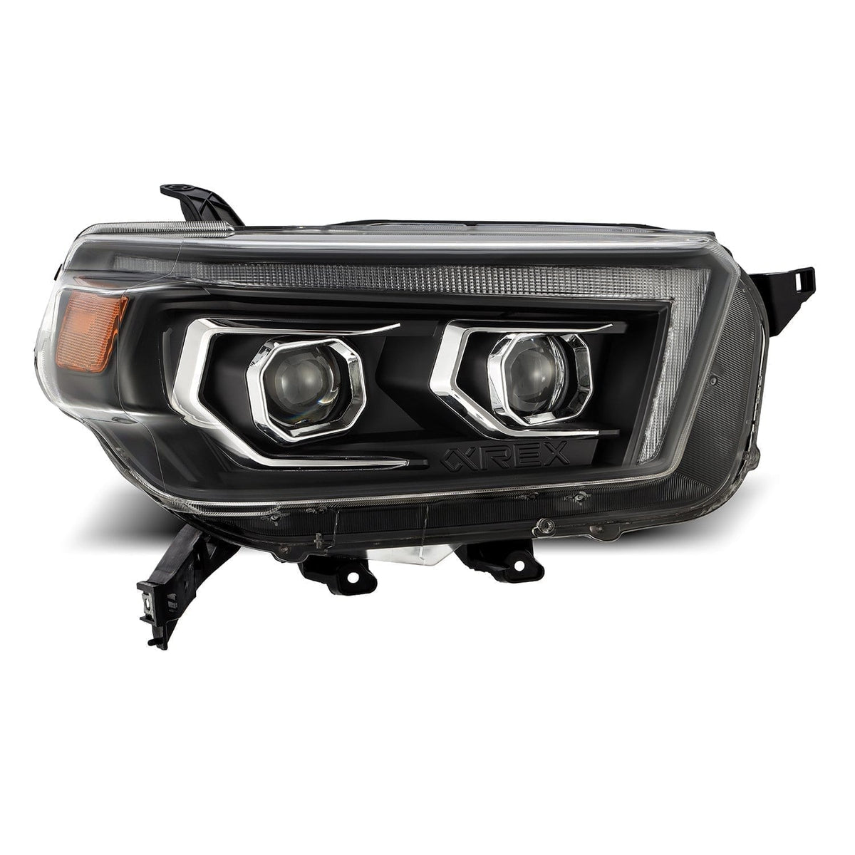 AlphaRex PRO-Series Halogen Projector Headlights for Toyota 4Runner - Black