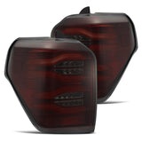 AlphaRex PRO-Series LED Tail Lights for Toyota 4Runner - Red Smoke