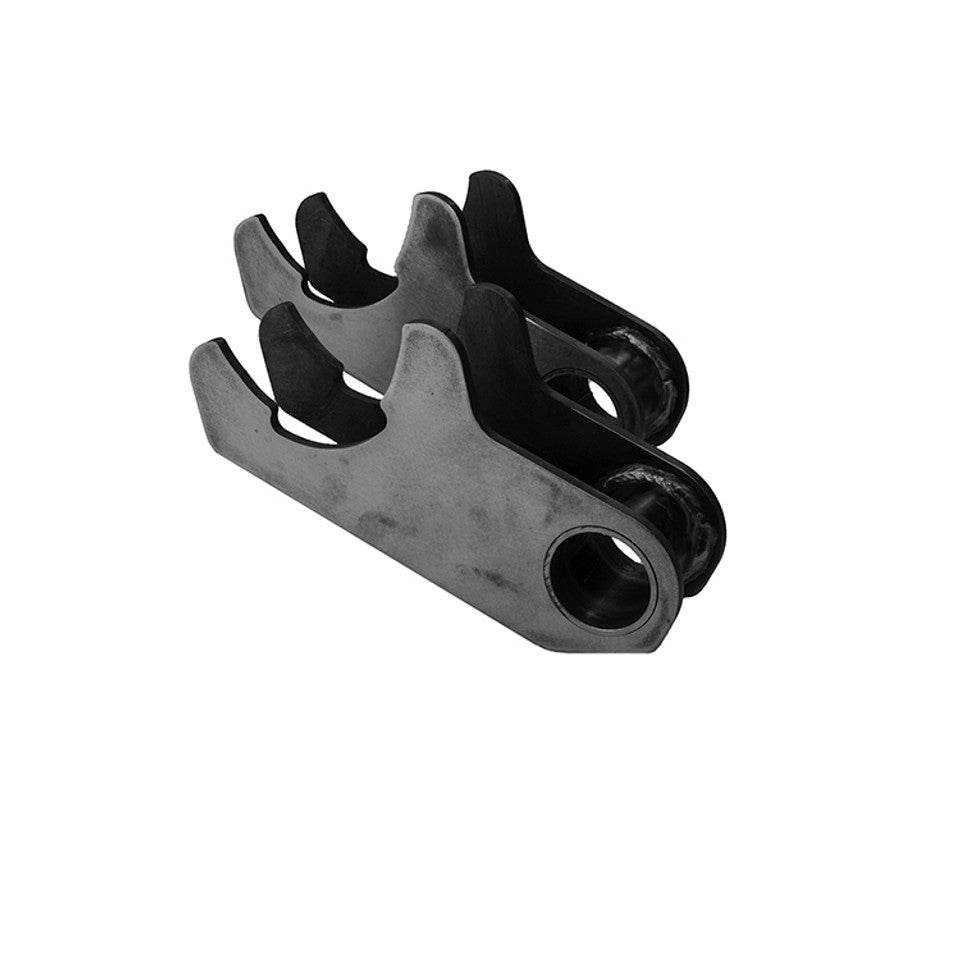Weld On Under Axle Bar Mount, 3 1/2in & 4in Axle, U-Bolts Up