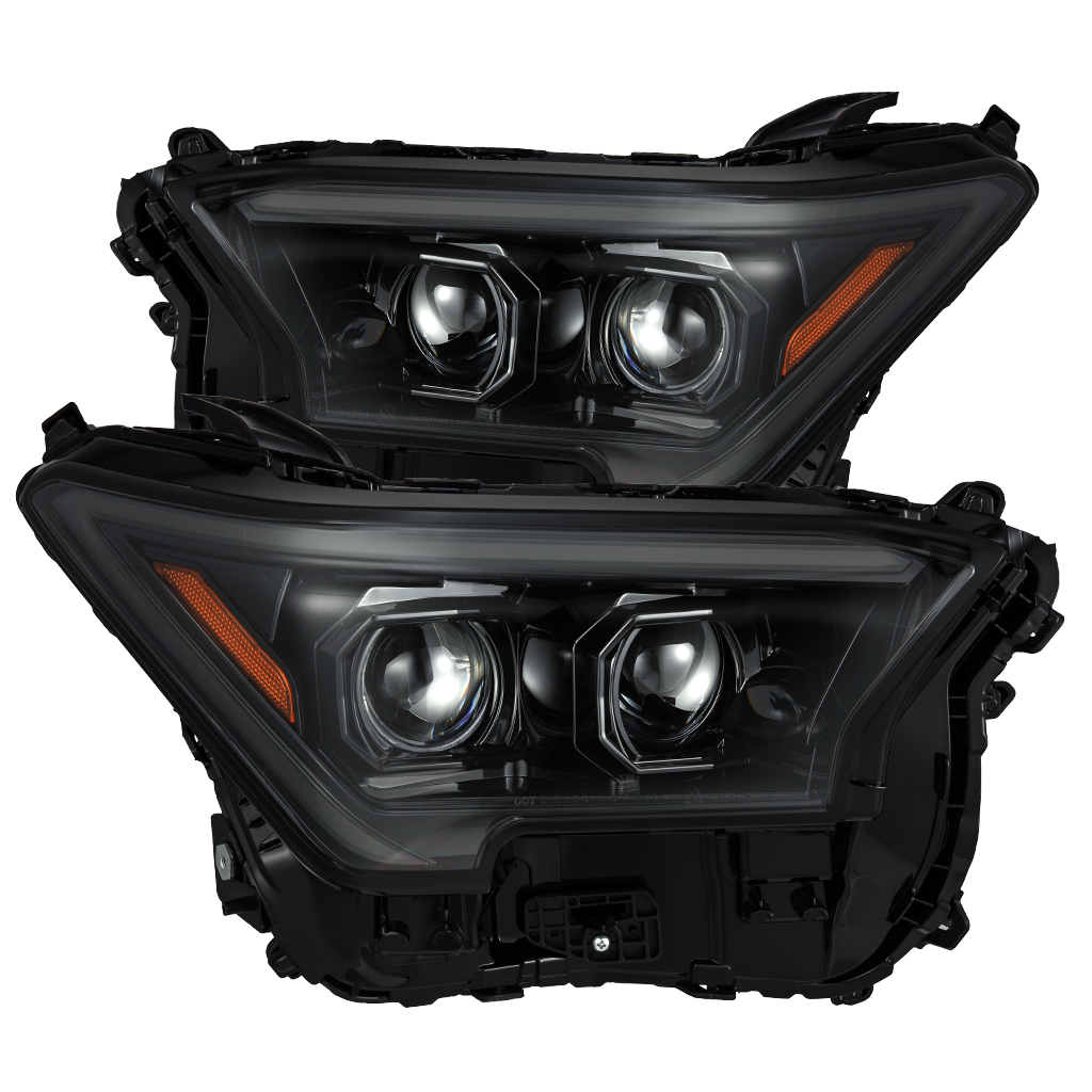 AlphaRex LUXX-Series LED Projector Headlights for Toyota Tacoma / Toyota 4Runner - Alpha-Black