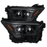 AlphaRex LUXX-Series LED Projector Headlights for Toyota Tacoma / Toyota 4Runner - Alpha-Black