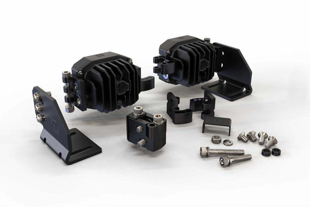 Morimoto BangerBar mounting feet and support leg